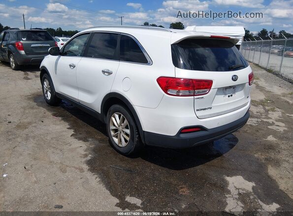 5XYPG4A3XGG126493 2016 KIA SORENTO White უკანა მარცხენა