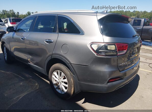 5XYPG4A3XJG407474 2018 KIA SORENTO Gray Задня ліва чверть