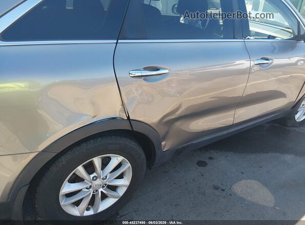 5XYPG4A3XJG407474 2018 KIA SORENTO Gray 