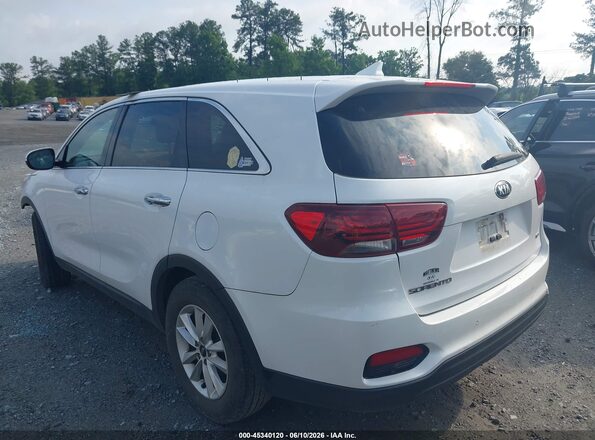 5XYPG4A3XKG464226 2019 KIA SORENTO White Trasero izquierdo