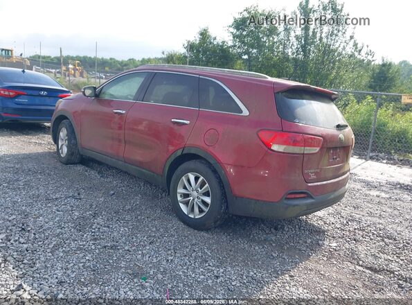 5XYPG4A56HG292187 2017 KIA SORENTO Red 