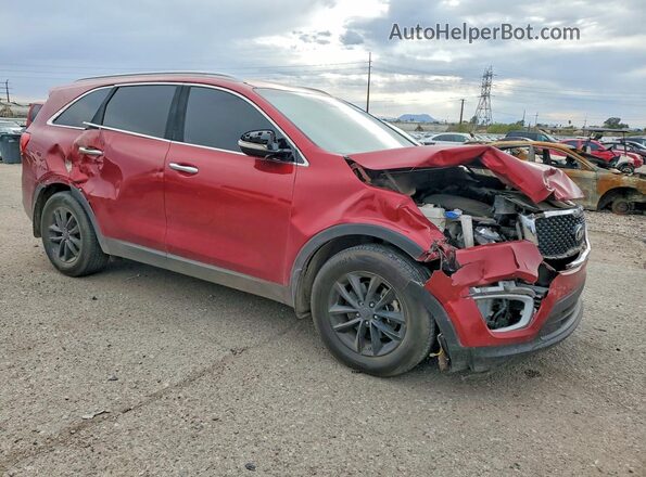 5XYPG4A57HG234914 2017 KIA SORENTO Бордовый Передняя правая четверть