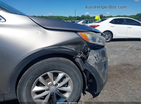 5XYPGDA30GG061671 2016 KIA SORENTO Серый Вид спереди