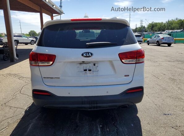 5XYPGDA30GG067325 2016 KIA SORENTO White Հետևի տեսք