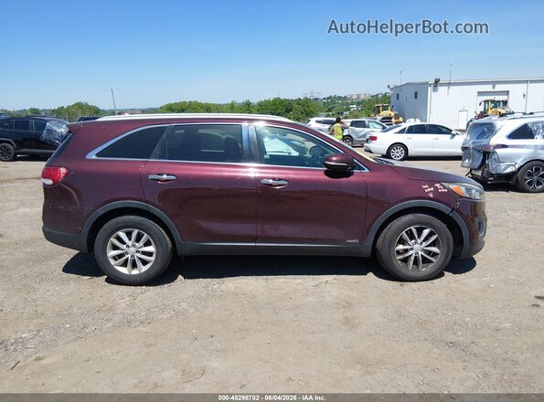 5XYPGDA30HG280762 2017 KIA SORENTO Burgundy Vista interior de 360 grados