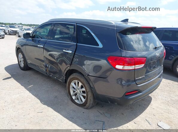 5XYPGDA30HG337431 2017 KIA SORENTO Gray Trasero izquierdo