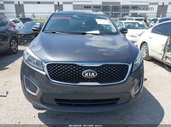 5XYPGDA30HG337431 2017 KIA SORENTO Gray Vista del cuadro de instrumentos
