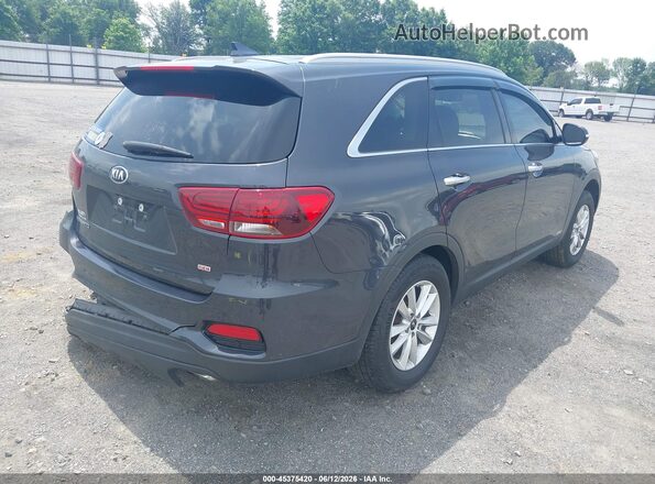 5XYPGDA30KG545753 2019 KIA SORENTO Black უკანა მარჯვენა