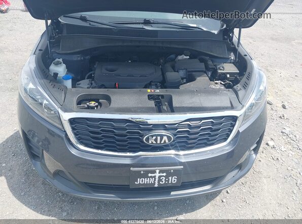 5XYPGDA30KG545753 2019 KIA SORENTO Black უკანა ხედი
