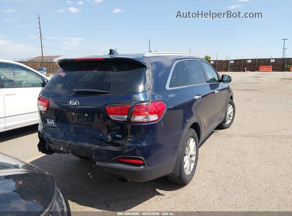5XYPGDA31HG334702 2017 KIA SORENTO Dark Blue Задняя правая четверть