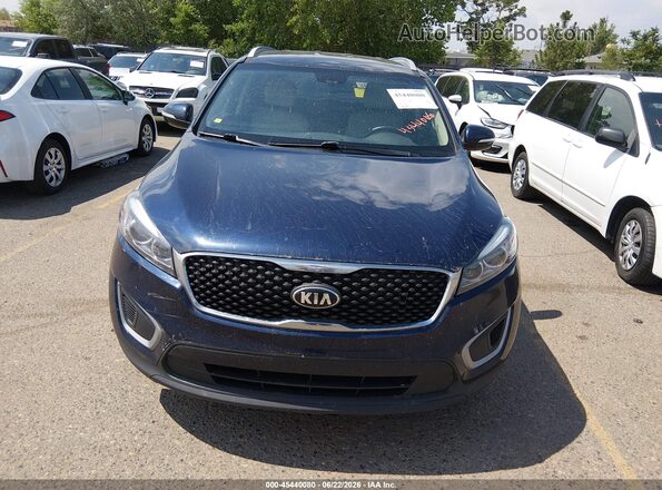 5XYPGDA31HG334702 2017 KIA SORENTO Dark Blue Вид щитка приборов