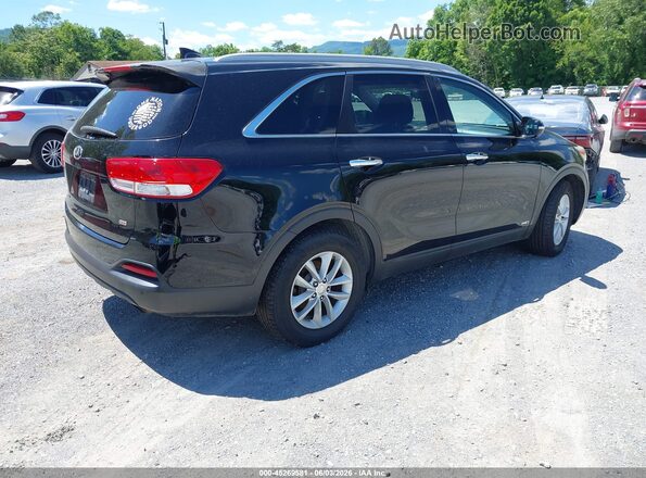 5XYPGDA32GG158256 2016 KIA SORENTO Black Tył prawy