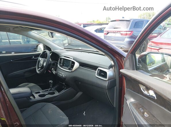 5XYPGDA32JG402155 2018 KIA SORENTO Purple Vista interior delantera
