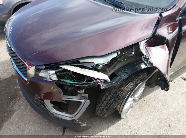 5XYPGDA32JG402155 2018 KIA SORENTO Purple Vista frontal