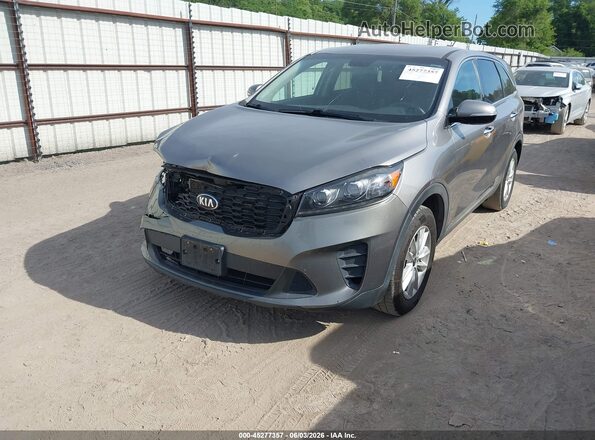 5XYPGDA32KG552879 2019 KIA SORENTO Gray Front left