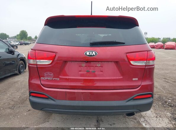 5XYPGDA33GG080098 2016 KIA SORENTO Burgundy 