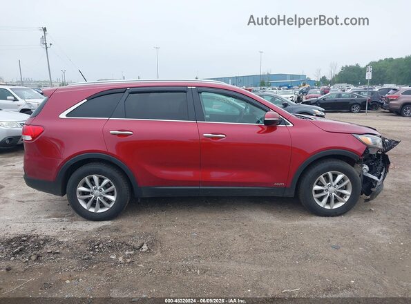 5XYPGDA33GG080098 2016 KIA SORENTO Burgundy Rear interior view