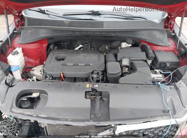 5XYPGDA33GG080098 2016 KIA SORENTO Burgundy Rear view
