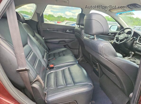 5XYPGDA33HG324852 2017 KIA SORENTO Burgundy 