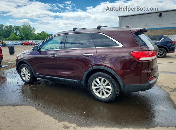 5XYPGDA33HG324852 2017 KIA SORENTO Burgundy 