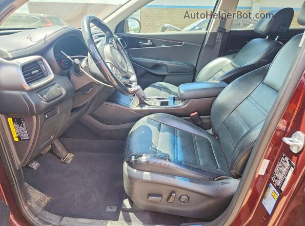 5XYPGDA33HG324852 2017 KIA SORENTO Burgundy 