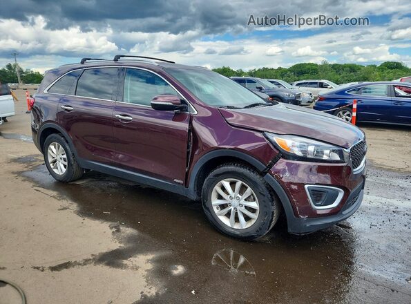 5XYPGDA33HG324852 2017 KIA SORENTO Burgundy 