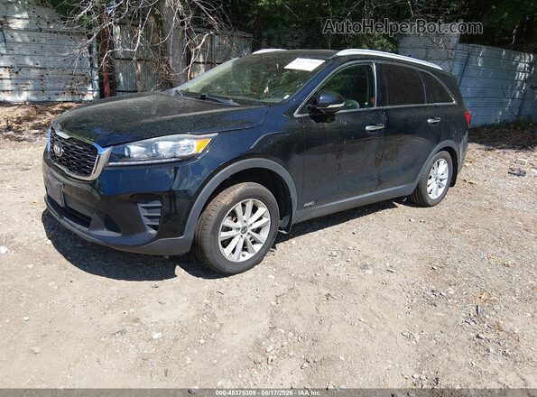 5XYPGDA33KG460163 2019 KIA SORENTO Black წინა მარცხენა ხედი სამი მეოთხედიდან