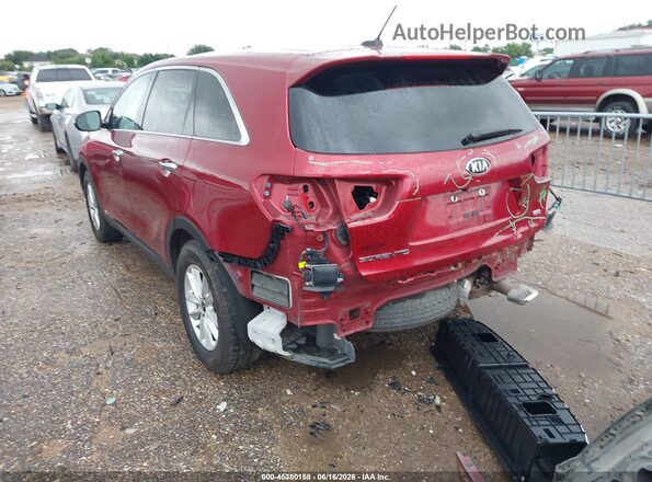 5XYPGDA33KG557170 2019 KIA SORENTO Красный Задняя левая четверть