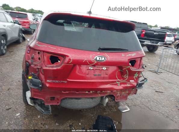 5XYPGDA33KG557170 2019 KIA SORENTO Красный Вид спереди