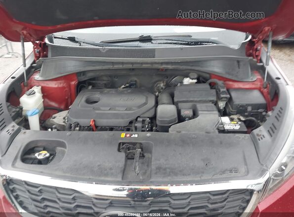 5XYPGDA33KG557170 2019 KIA SORENTO Красный Вид сзади