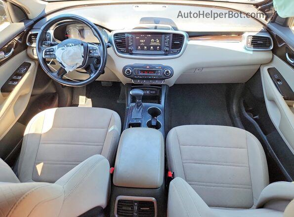 5XYPGDA33LG673230 2020 KIA SORENTO Black Widok deski rozdzielczej