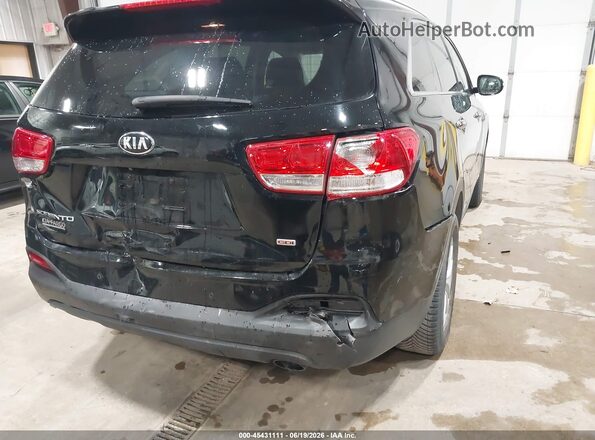 5XYPGDA34GG093586 2016 KIA SORENTO Черный Вид спереди