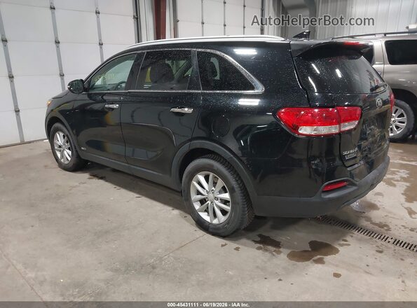 5XYPGDA34GG093586 2016 KIA SORENTO Черный Задняя левая четверть