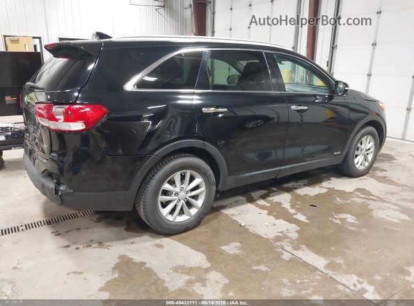 5XYPGDA34GG093586 2016 KIA SORENTO Черный Задняя правая четверть