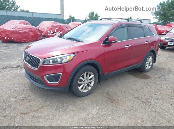 5XYPGDA34GG157867 2016 KIA SORENTO Red 