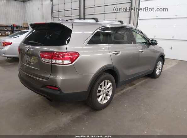 5XYPGDA34HG284880 2017 KIA SORENTO Серый Задняя правая четверть
