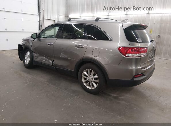 5XYPGDA34HG284880 2017 KIA SORENTO Серый Задняя левая четверть