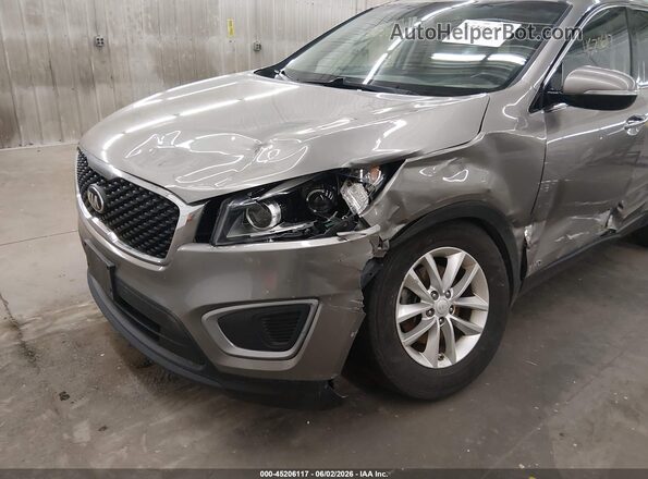 5XYPGDA34HG284880 2017 KIA SORENTO Серый Вид спереди