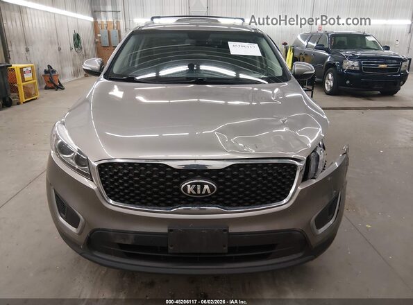 5XYPGDA34HG284880 2017 KIA SORENTO Серый Вид задней части салона
