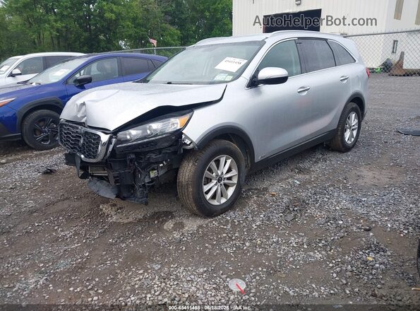 5XYPGDA34KG591344 2019 KIA SORENTO Silver Front left