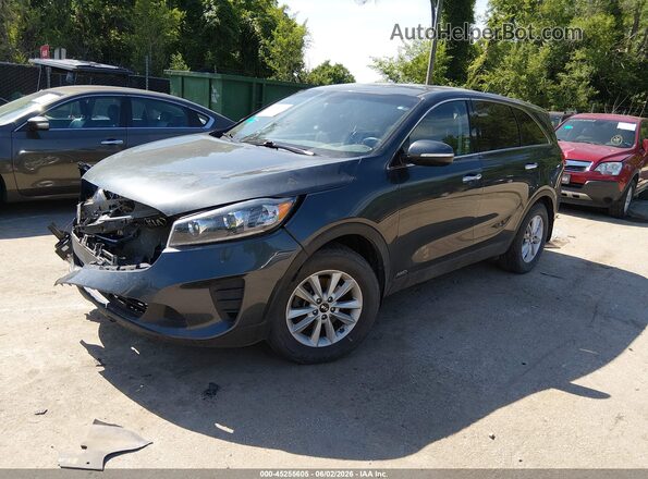 5XYPGDA34LG652421 2020 KIA SORENTO Gray წინა მარცხენა ხედი სამი მეოთხედიდან