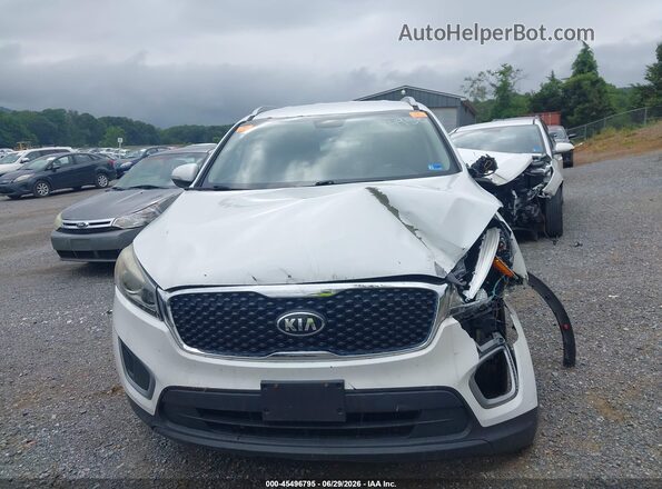5XYPGDA35GG014958 2016 KIA SORENTO White Սարքավորումների վահանակի տեսք