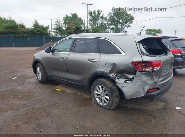 5XYPGDA35GG132993 2016 KIA SORENTO Gray უკანა მარცხენა
