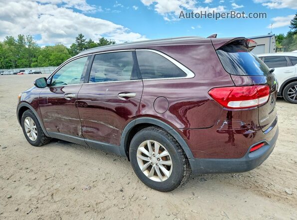 5XYPGDA35GG153620 2016 KIA SORENTO Burgundy 