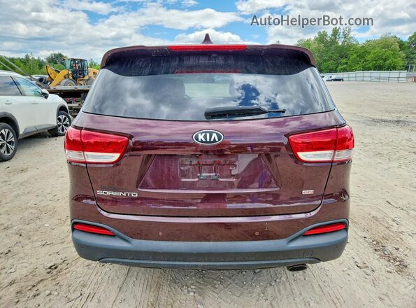 5XYPGDA35GG153620 2016 KIA SORENTO Burgundy 