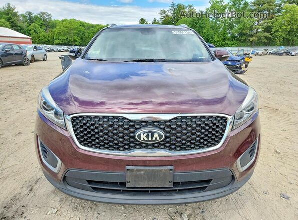 5XYPGDA35GG153620 2016 KIA SORENTO Burgundy 