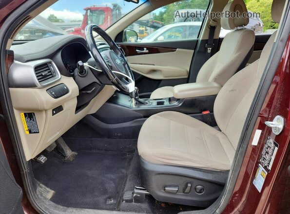 5XYPGDA35GG153620 2016 KIA SORENTO Burgundy 