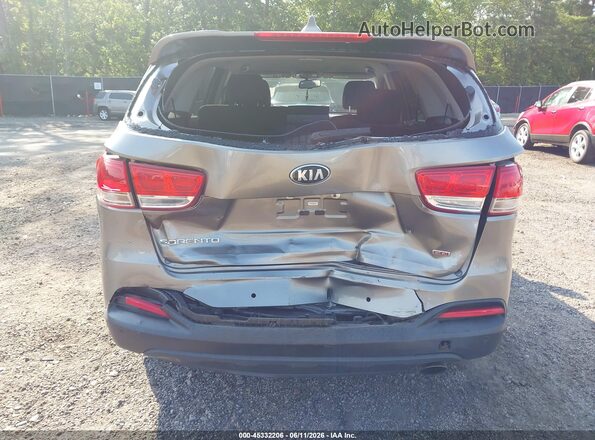 5XYPGDA35HG293846 2017 KIA SORENTO Gray Front view