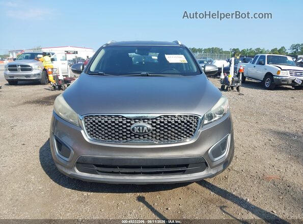 5XYPGDA35HG293846 2017 KIA SORENTO Gray Rear interior view