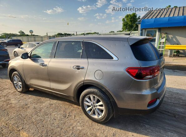 5XYPGDA35KG500632 2019 KIA SORENTO Gray Հետևի ձախ